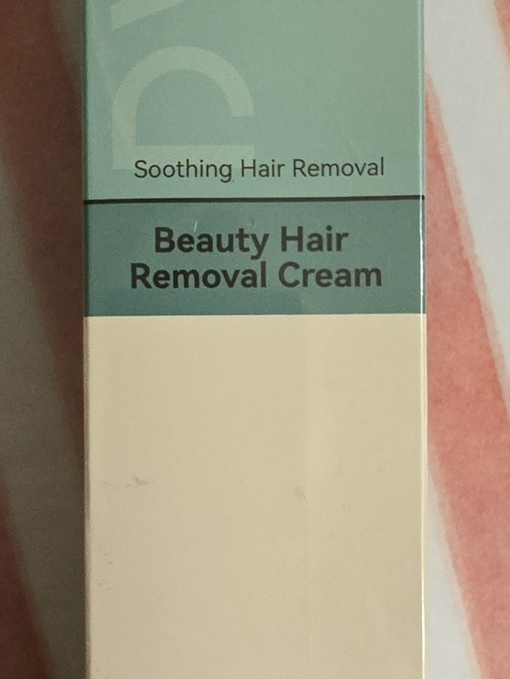 Beauty Hair Removal Cream - Soothing Mint Green & Cream